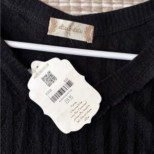 Altar'd State Elegant Black Sweater